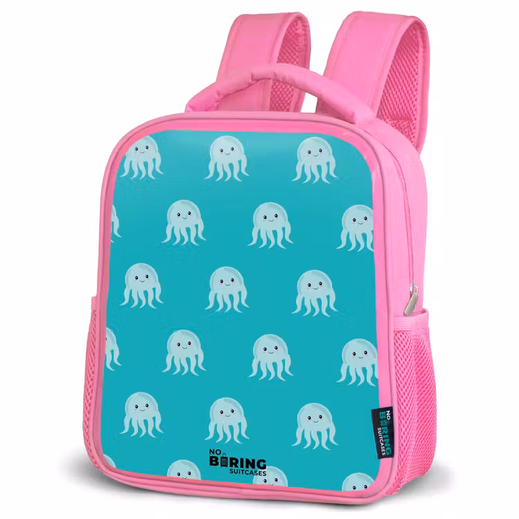 Rucksack Kind - Rosa - Niedliche Qualle — 4