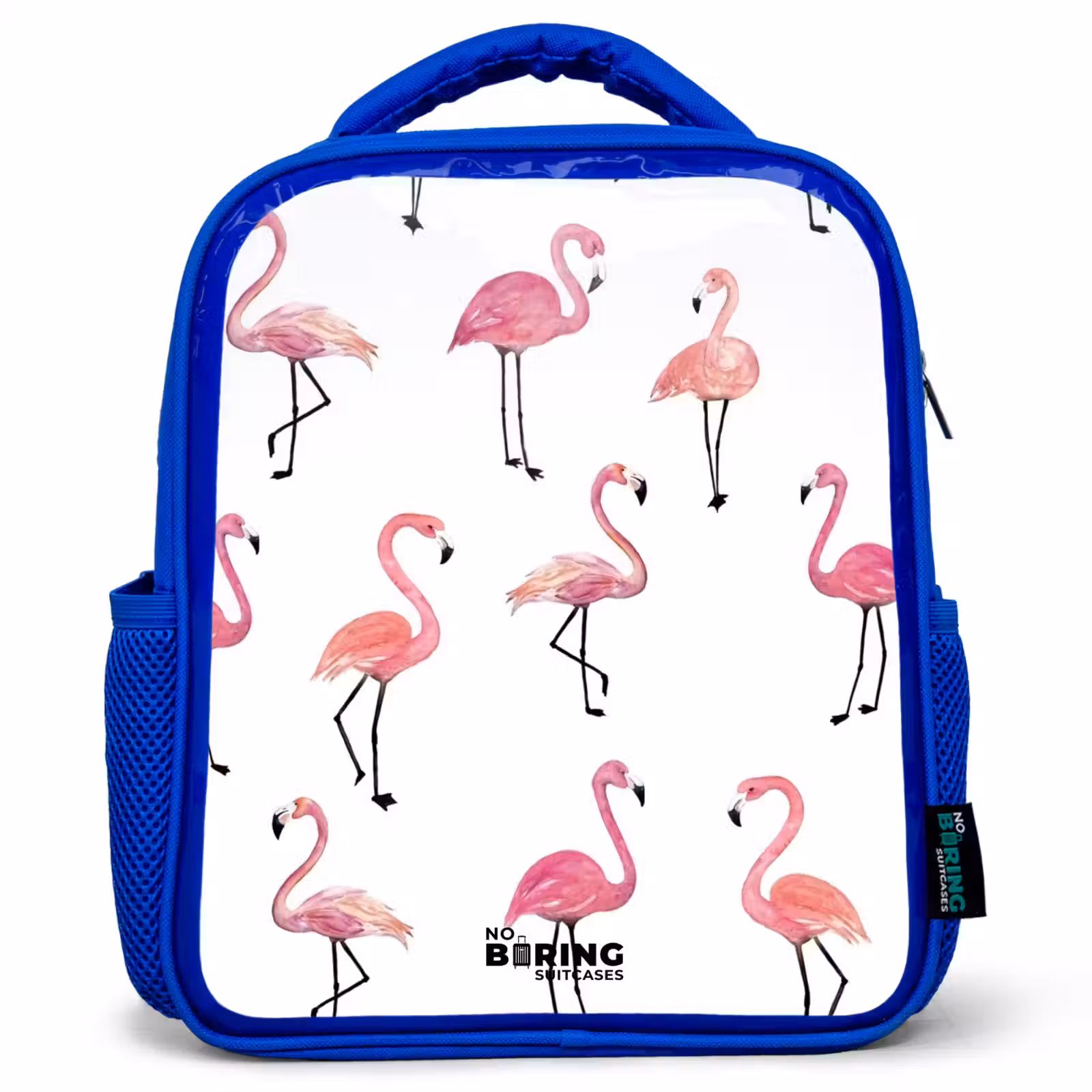 Kinderrucksack - Blau - Flamingo-Party — 1