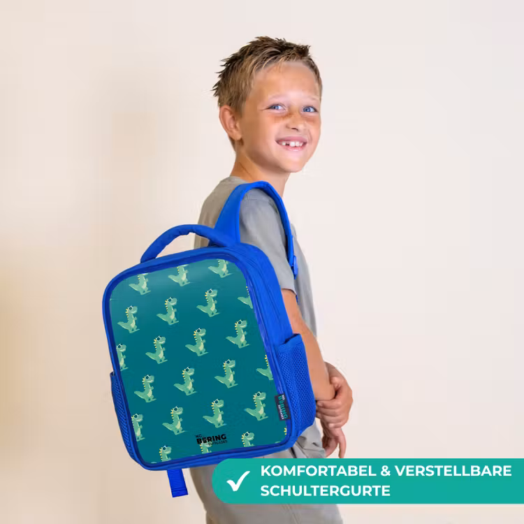 Kinderrucksack - Blau - Angaben zum Tyranosaurus — 5