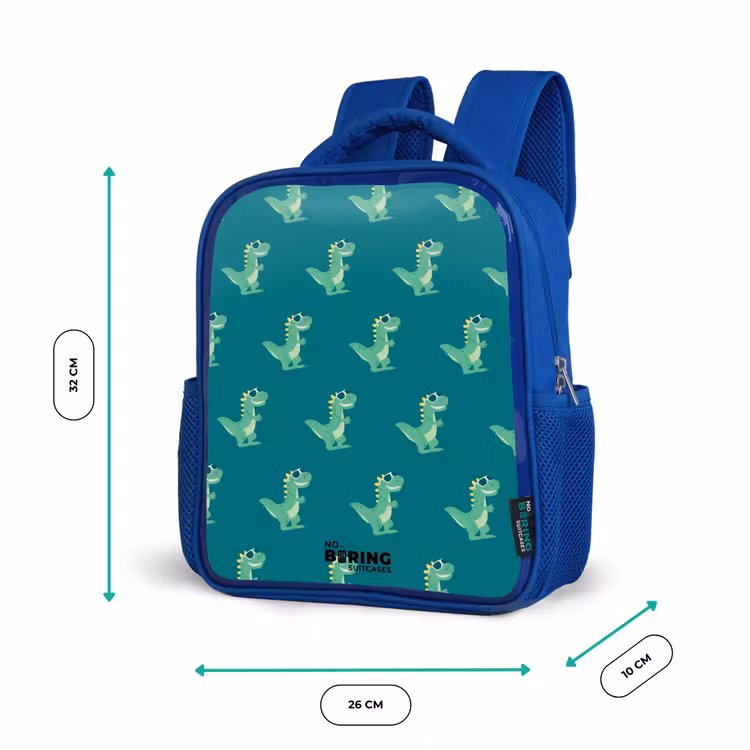 Kinderrucksack - Blau - Angaben zum Tyranosaurus — 6