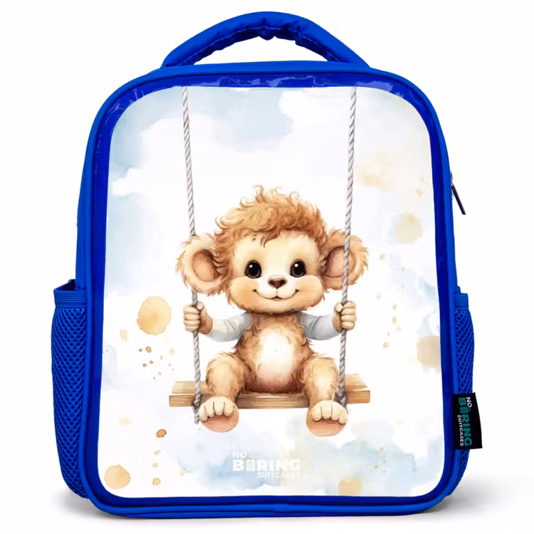 Kinderrucksack - Blau - Axel Affe — 1