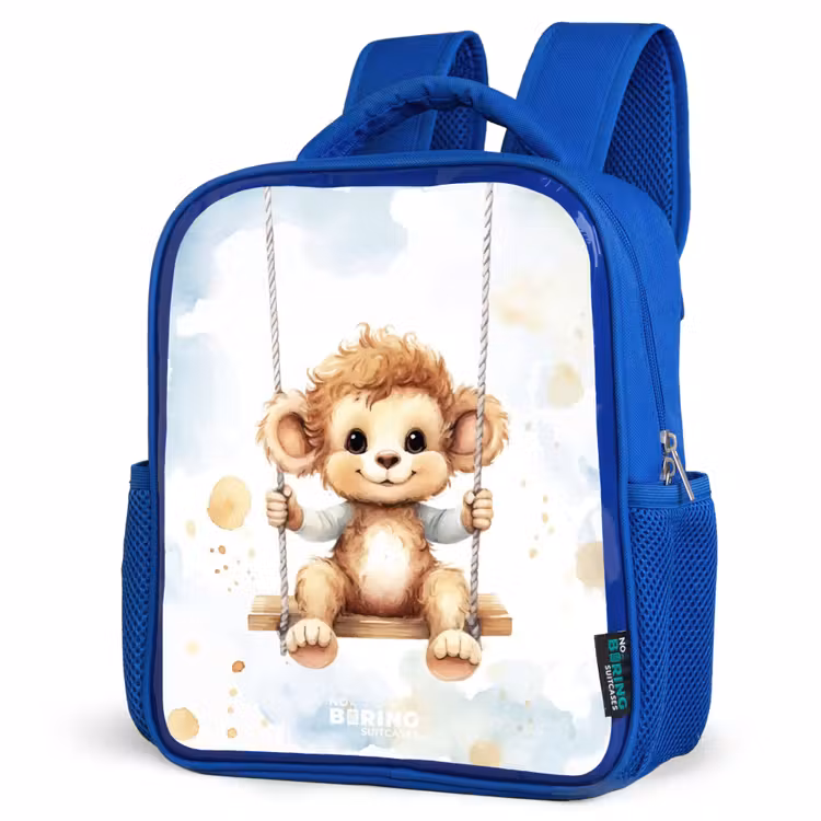 Kinderrucksack - Blau - Axel Affe — 7
