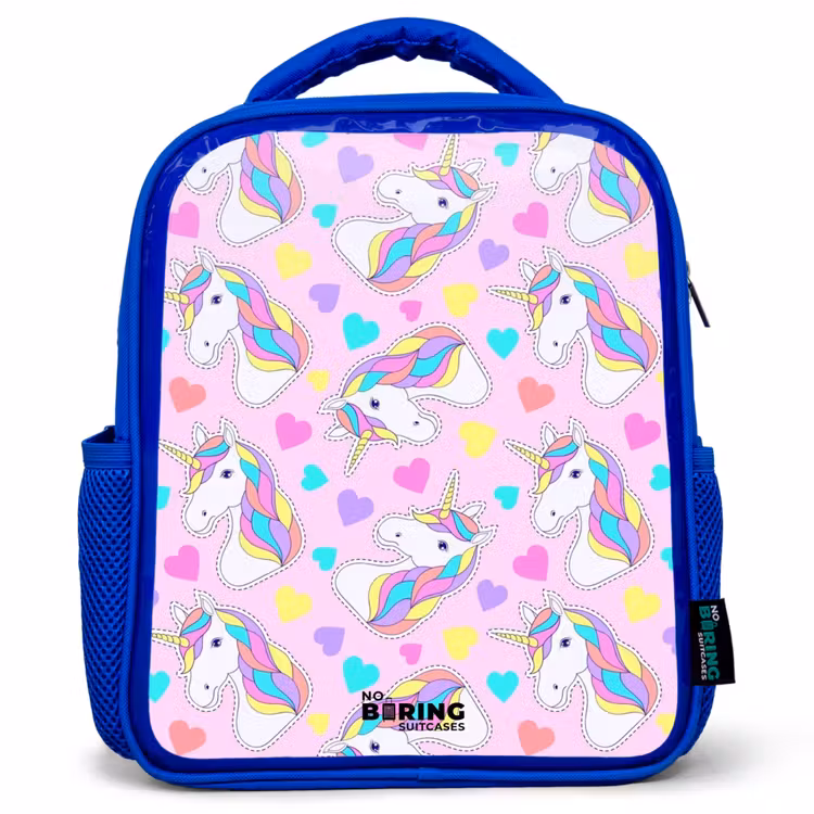 Kinderrucksack - Blau - Einhorn-Euphorie — 1