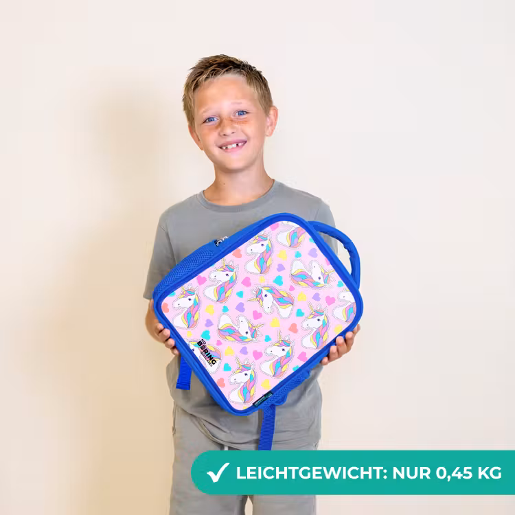 Kinderrucksack - Blau - Einhorn-Euphorie — 4
