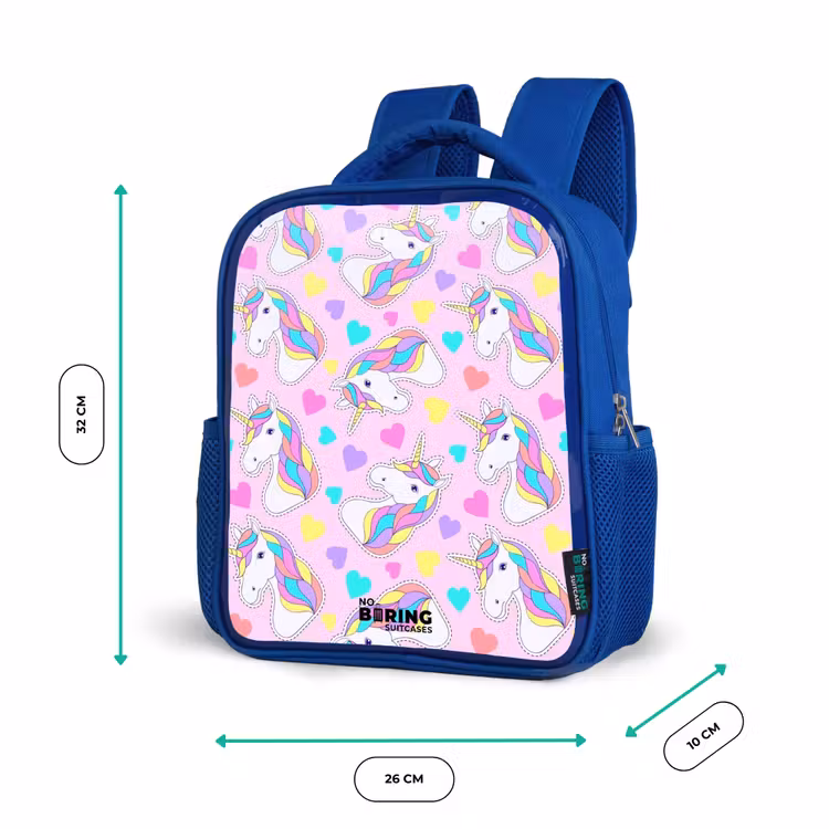 Kinderrucksack - Blau - Einhorn-Euphorie — 6