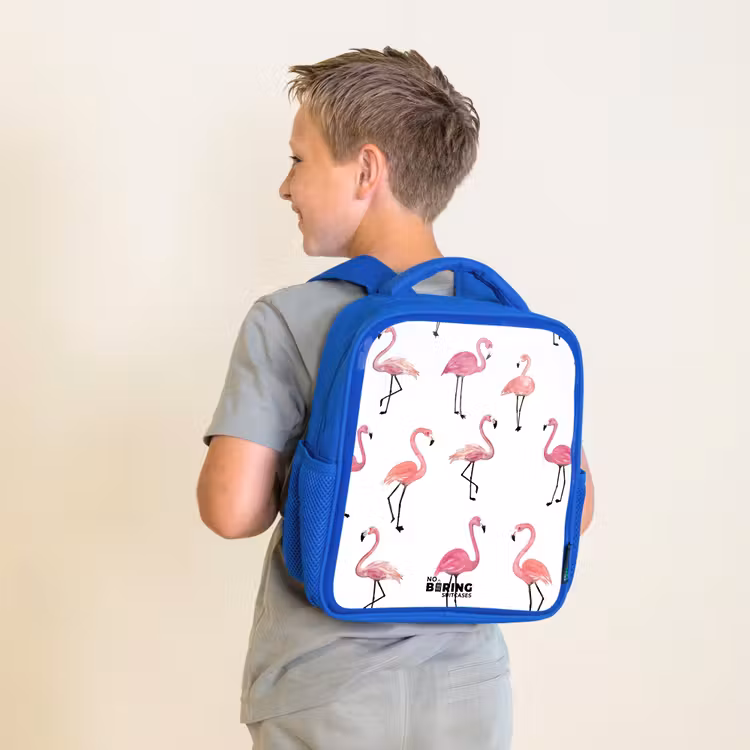 Kinderrucksack - Blau - Flamingo-Party — 2
