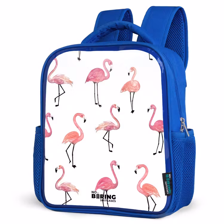 Kinderrucksack - Blau - Flamingo-Party — 7