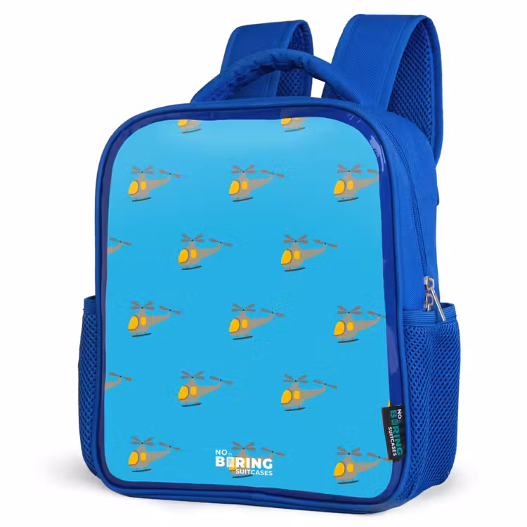 Kinderrucksack - Blau - Hubschrauber-Aufregung — 7