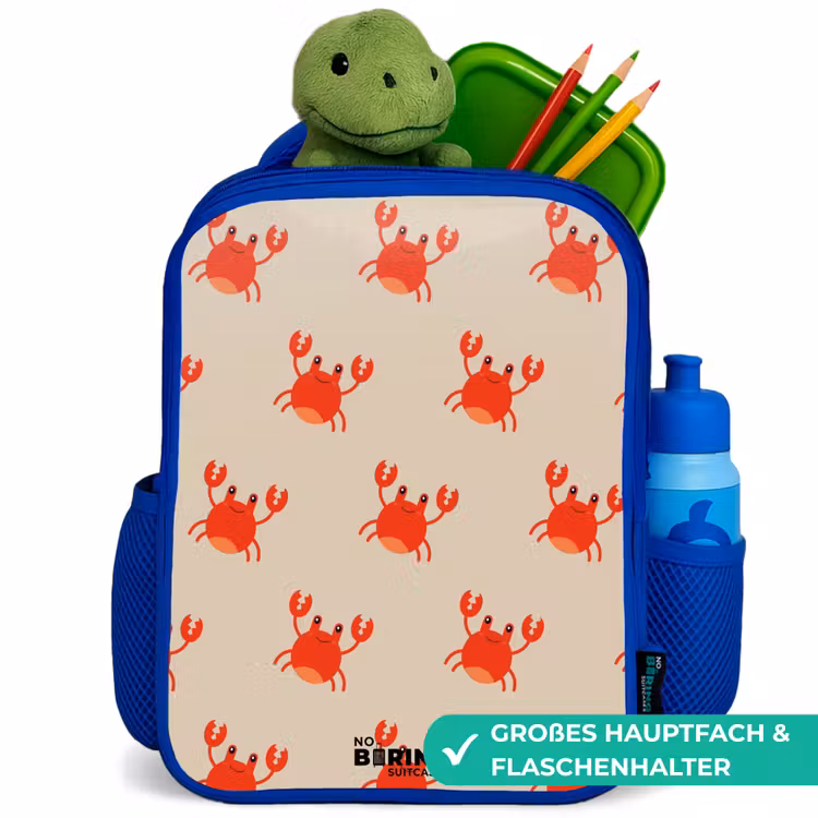 Kinderrucksack - Blau - Krabbenproblem — 3
