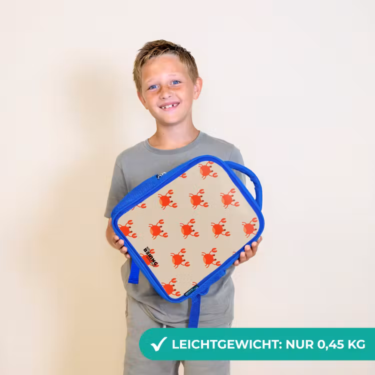 Kinderrucksack - Blau - Krabbenproblem — 4