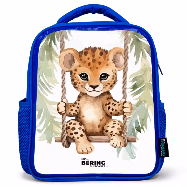 Kinderrucksack - Blau - Levi-Leopard — 1