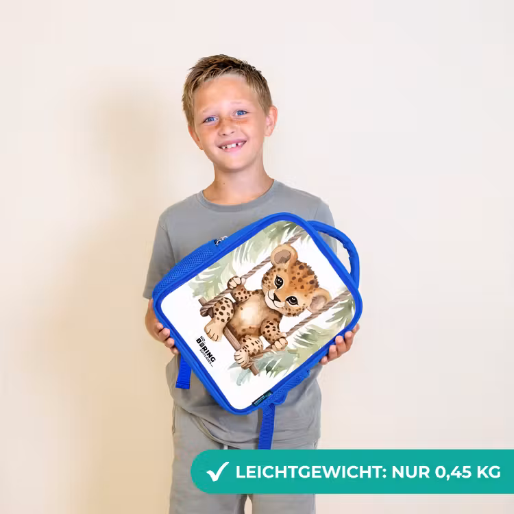 Kinderrucksack - Blau - Levi-Leopard — 4