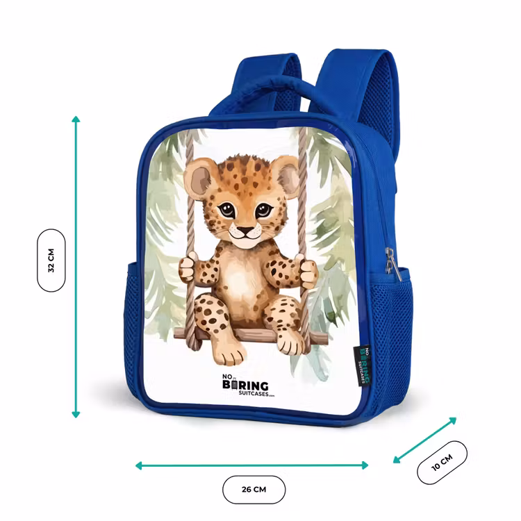 Kinderrucksack - Blau - Levi-Leopard — 6
