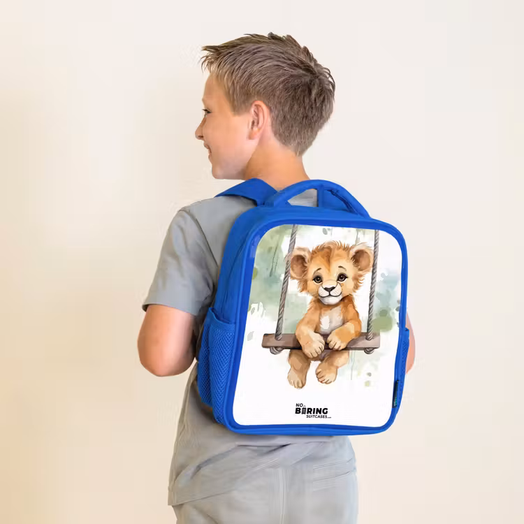Kinderrucksack - Blau - Lukas Löwe — 2
