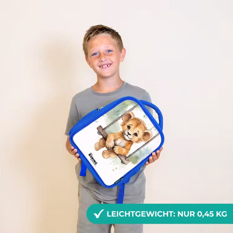 Kinderrucksack - Blau - Lukas Löwe — 4