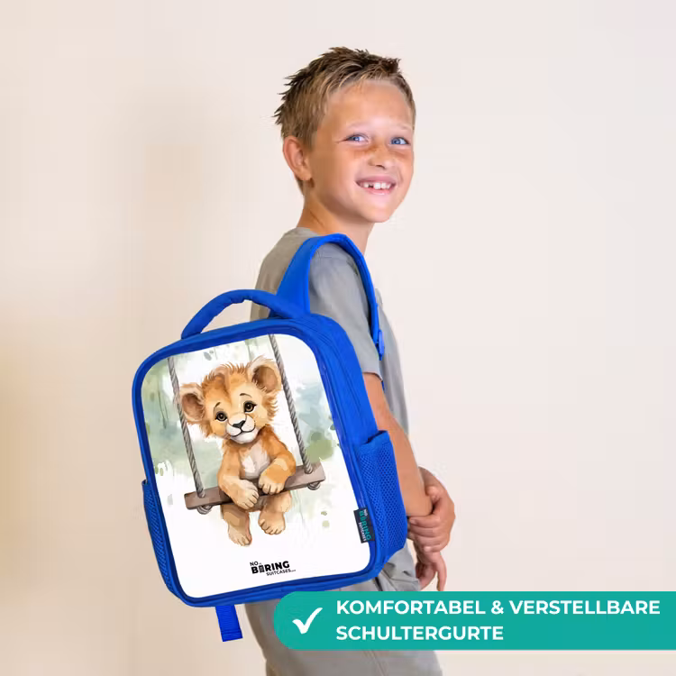 Kinderrucksack - Blau - Lukas Löwe — 5