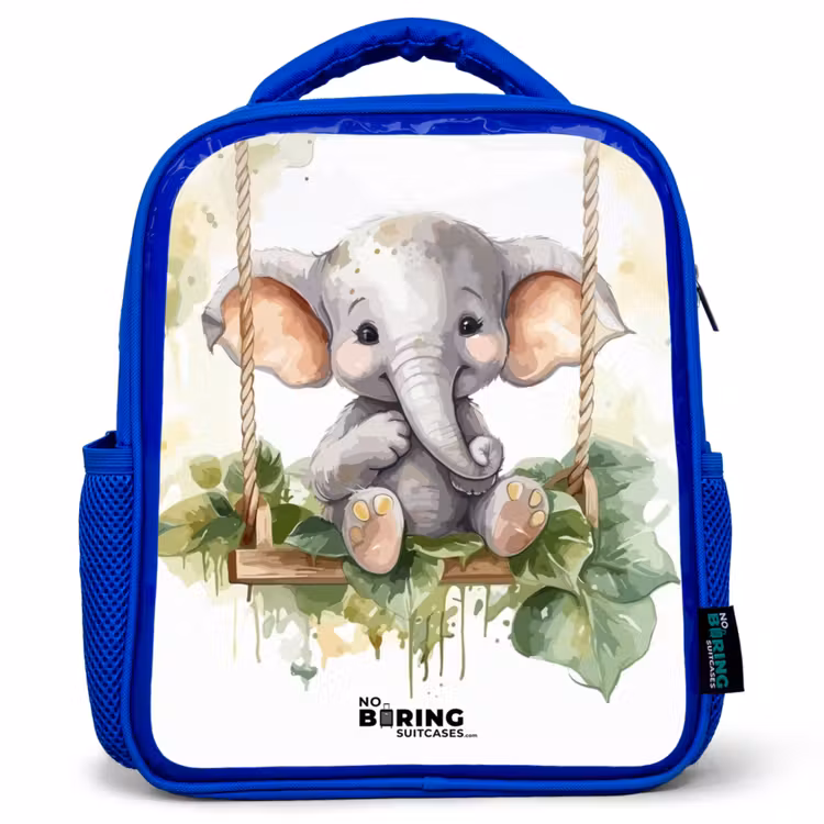 Kinderrucksack - Blau - Onno-Elefant — 1