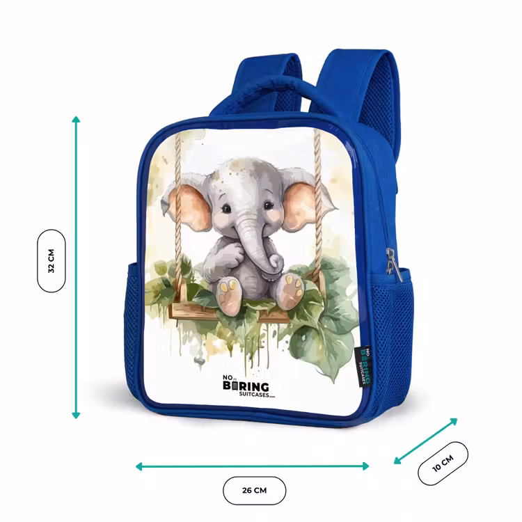 Kinderrucksack - Blau - Onno-Elefant — 6