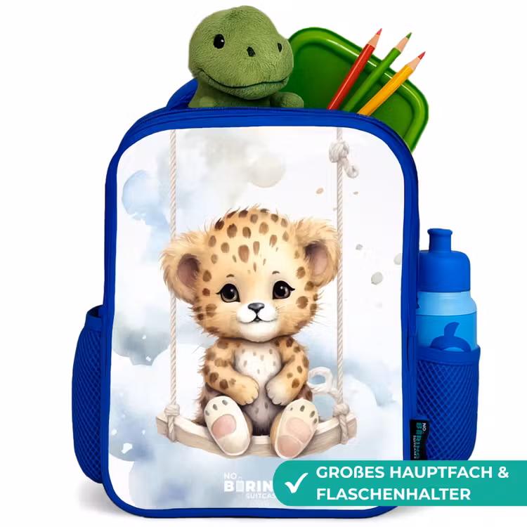 Kinderrucksack - Blau - Perry Panther — 3