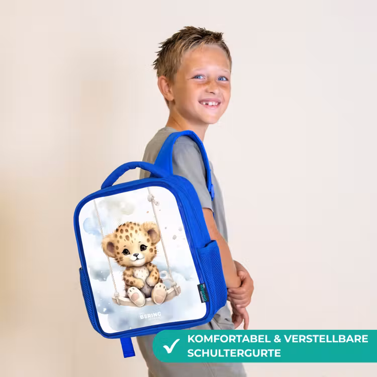 Kinderrucksack - Blau - Perry Panther — 5