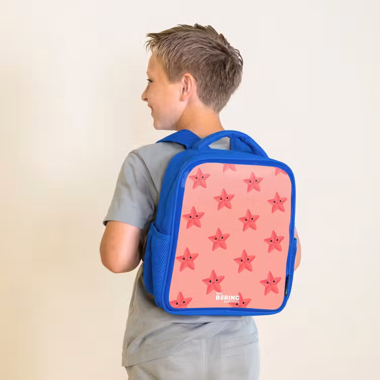 Kinderrucksack - Blau - Seestern-Sandsturm — 2