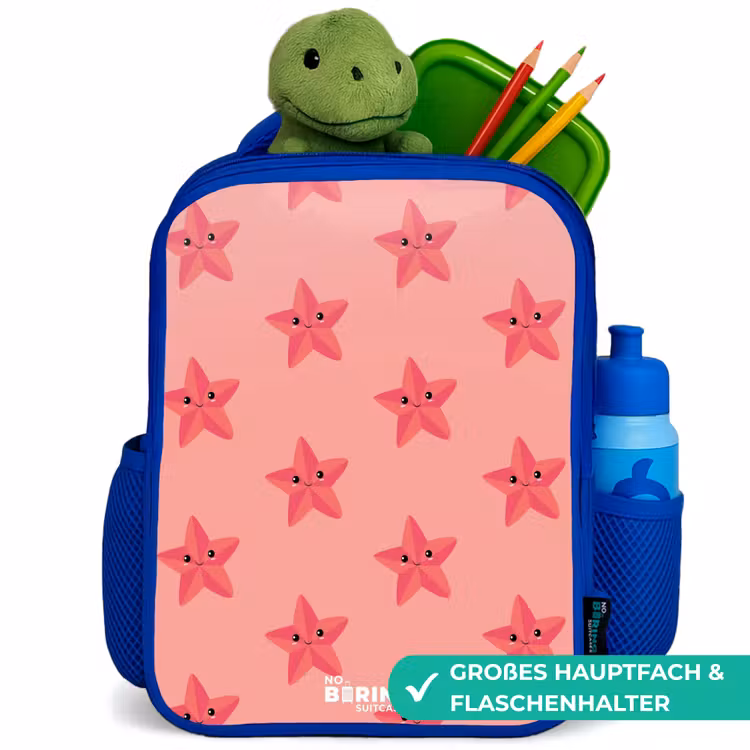 Kinderrucksack - Blau - Seestern-Sandsturm — 3