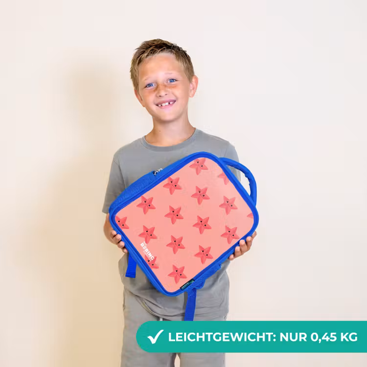 Kinderrucksack - Blau - Seestern-Sandsturm — 4