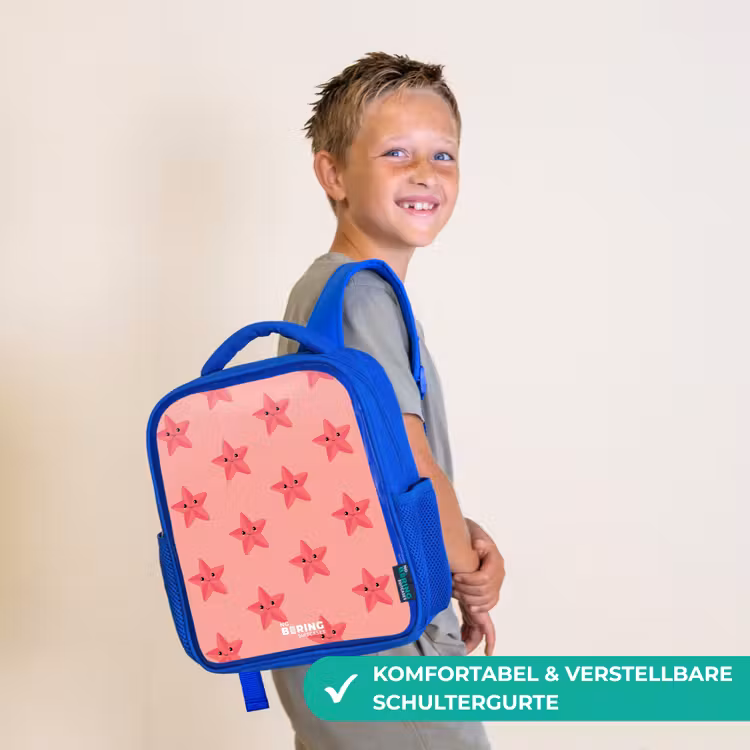 Kinderrucksack - Blau - Seestern-Sandsturm — 5
