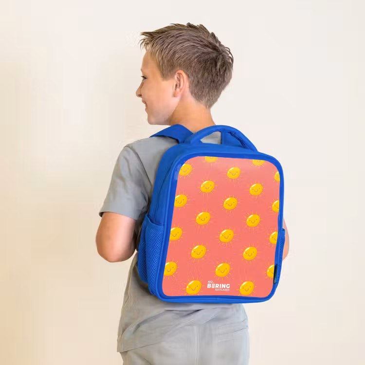 Kinderrucksack - Blau - Sonnige Lage Koralle — 2