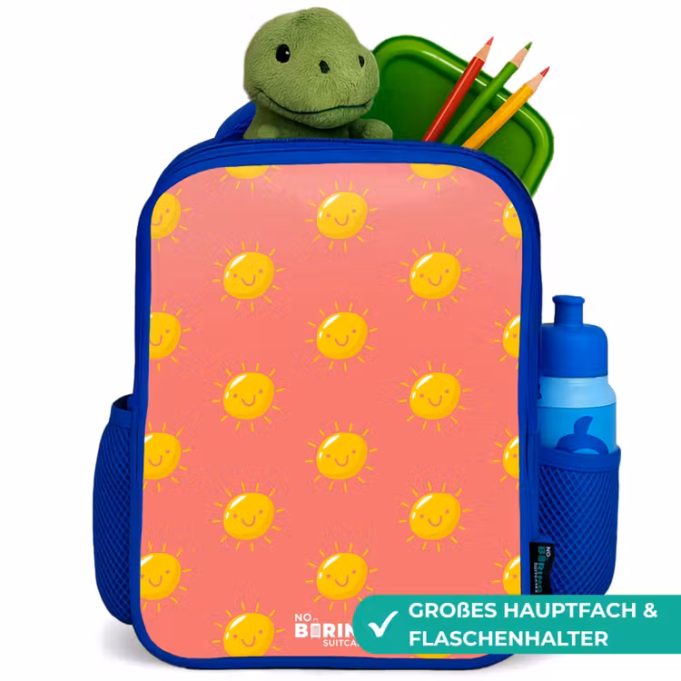 Kinderrucksack - Blau - Sonnige Lage Koralle — 3