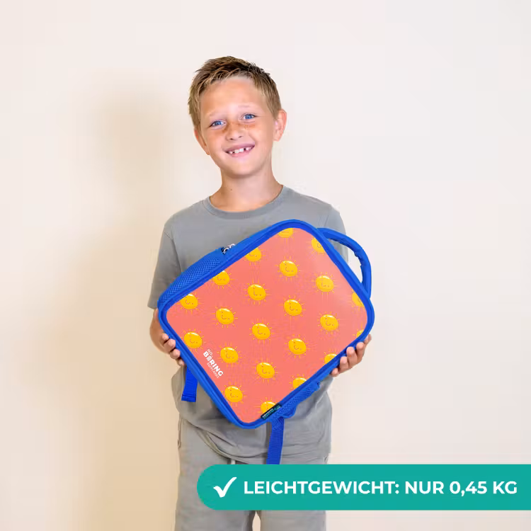 Kinderrucksack - Blau - Sonnige Lage Koralle — 4