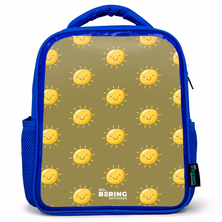 Kinderrucksack - Blau - Sonnige Lage Oliven — 1