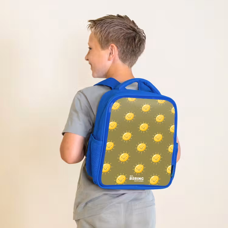 Kinderrucksack - Blau - Sonnige Lage Oliven — 2