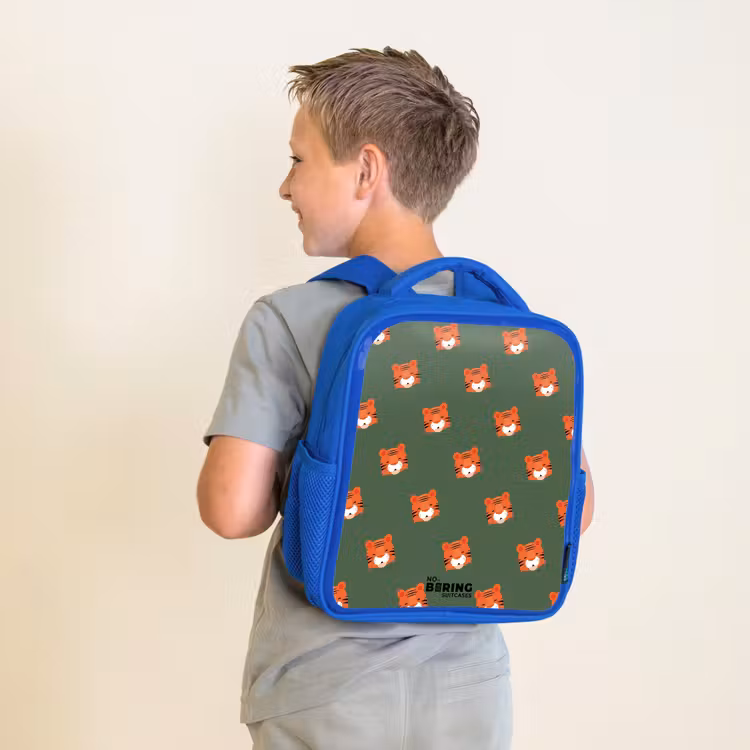 Kinderrucksack - Blau - Tiger-Turbulenzen — 2