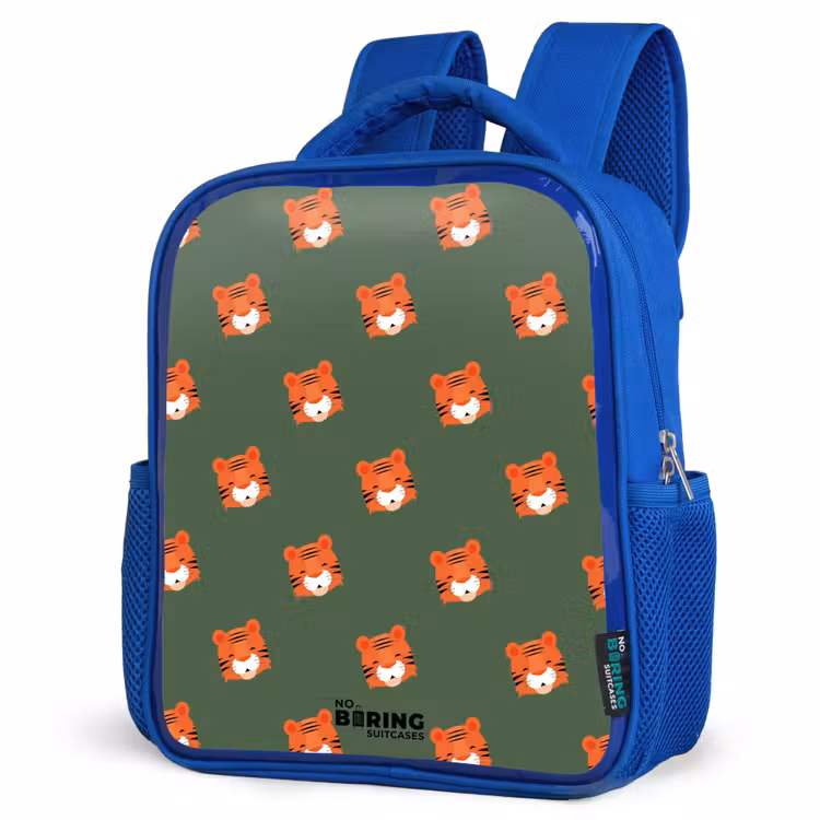 Kinderrucksack - Blau - Tiger-Turbulenzen — 7
