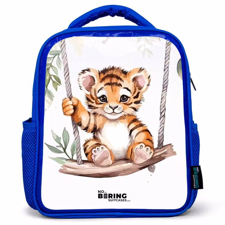 Kinderrucksack - Blau - Timo-Tiger — 1