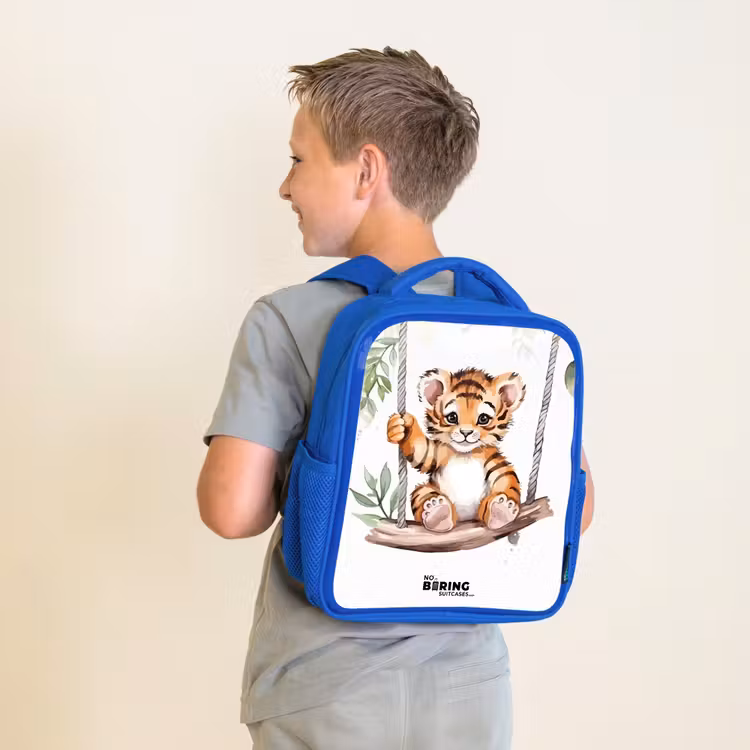 Kinderrucksack - Blau - Timo-Tiger — 2