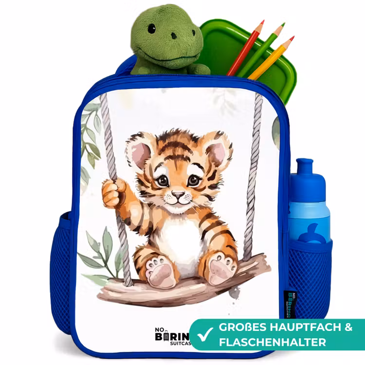 Kinderrucksack - Blau - Timo-Tiger — 3