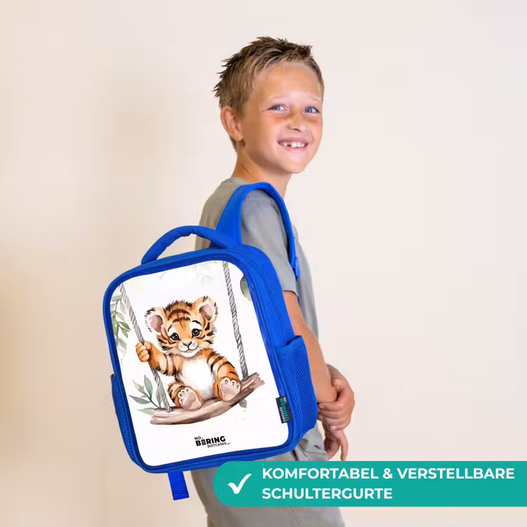 Kinderrucksack - Blau - Timo-Tiger — 5