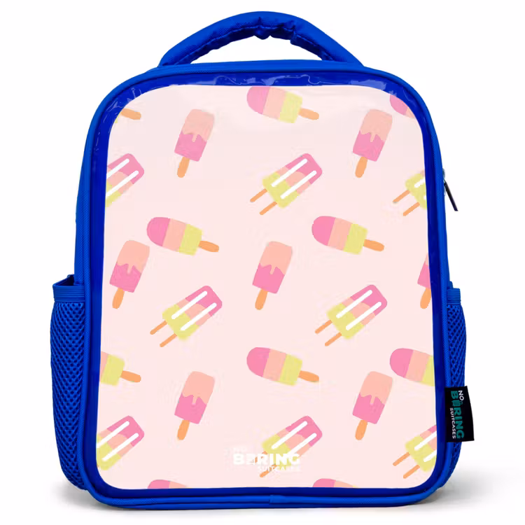 Kinderrucksack - Blau - Wirbelndes Wassereis — 1