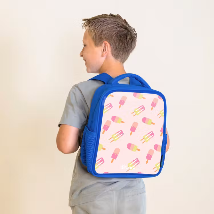 Kinderrucksack - Blau - Wirbelndes Wassereis — 2