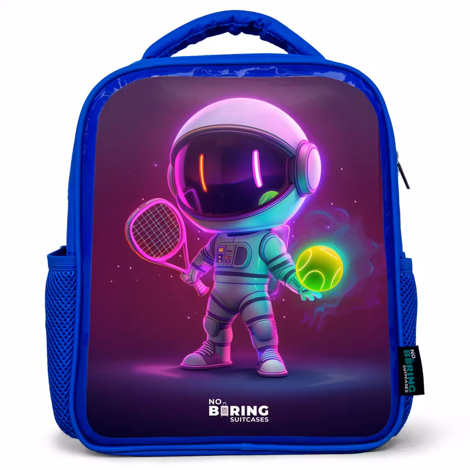 Kinderrucksack - Blau - Weltraum-Tennis — 1