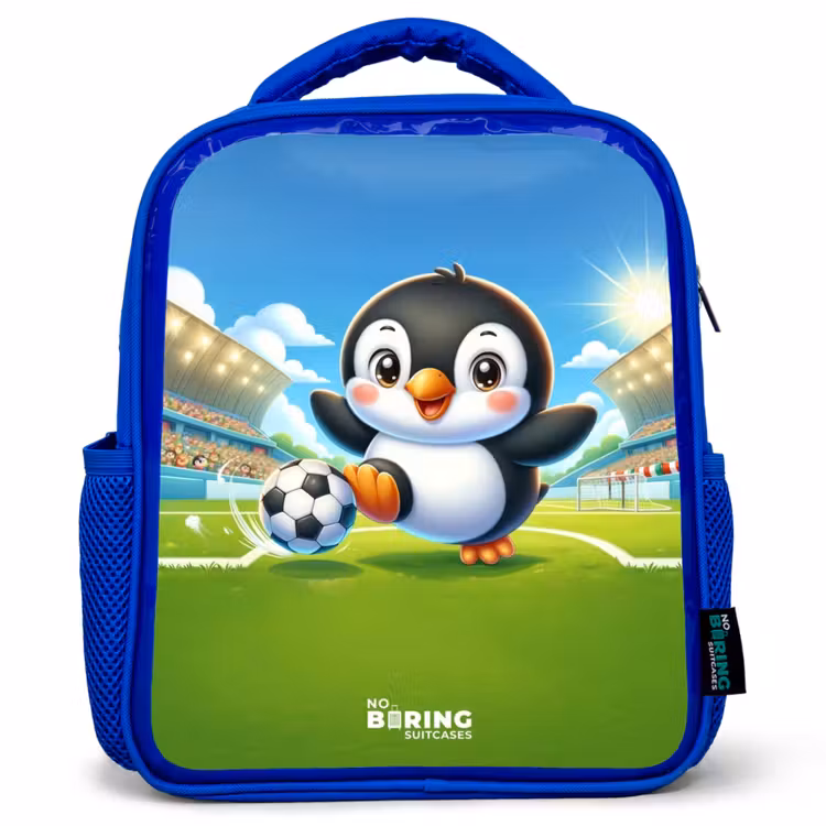 Kinderrucksack - Blau - Elfmeterpinguin — 1