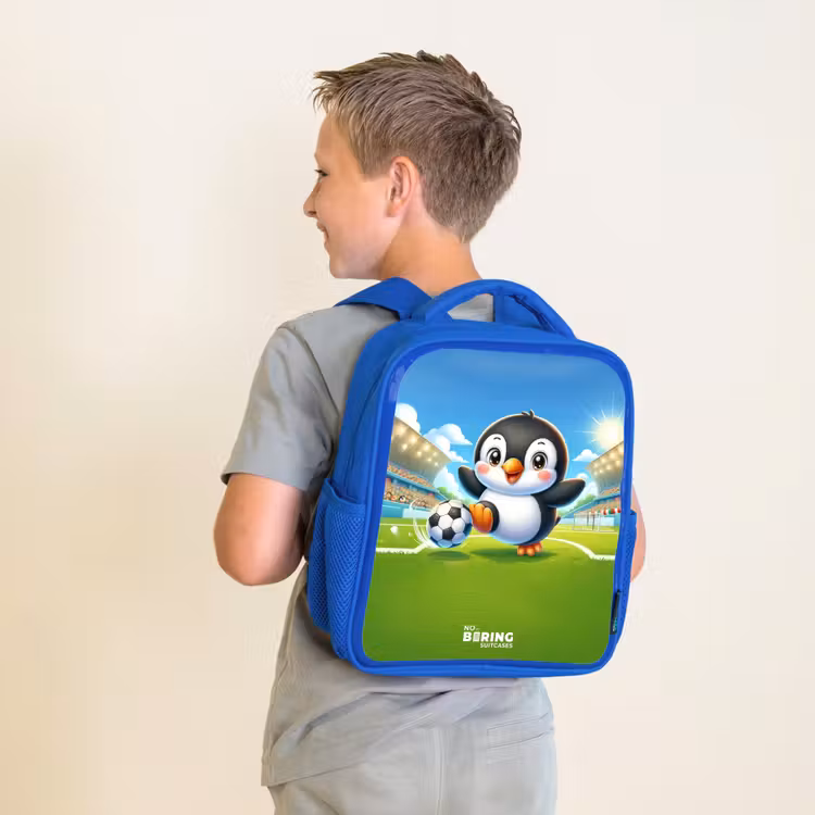 Kinderrucksack - Blau - Elfmeterpinguin — 2