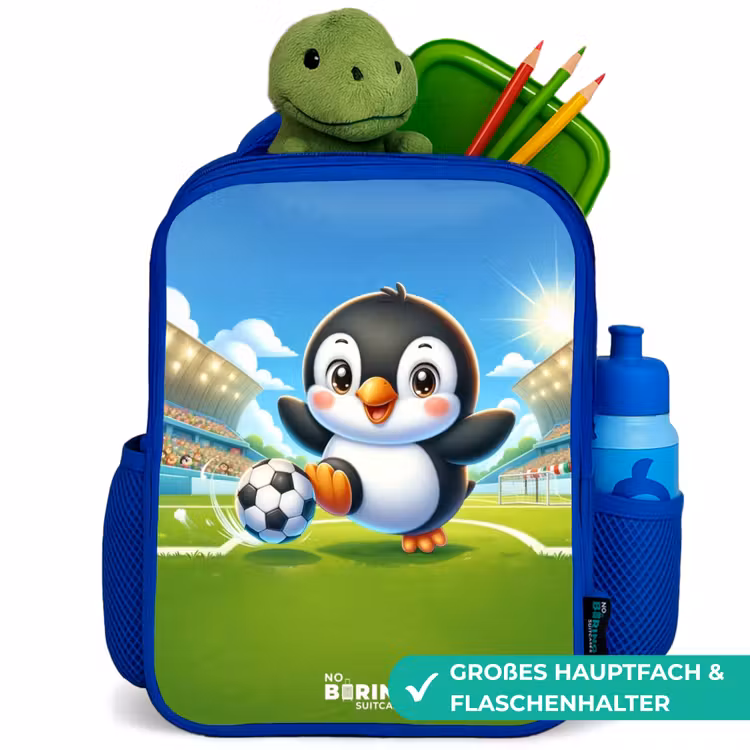 Kinderrucksack - Blau - Elfmeterpinguin — 3