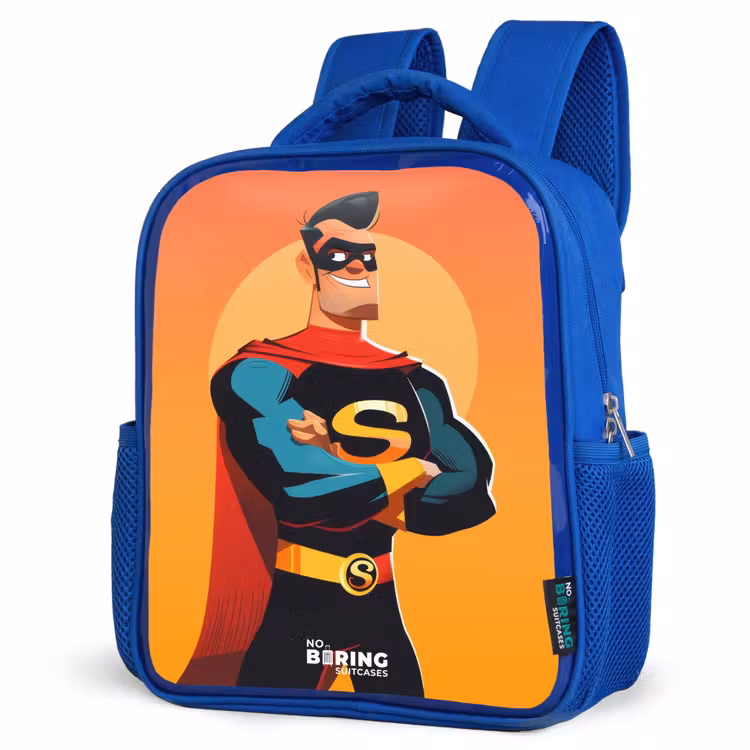 Kinderrucksack - Blau - Sonniger Superheld — 7