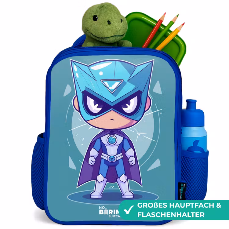 Kinderrucksack - Blau - Türkisfarbener Tornado — 3