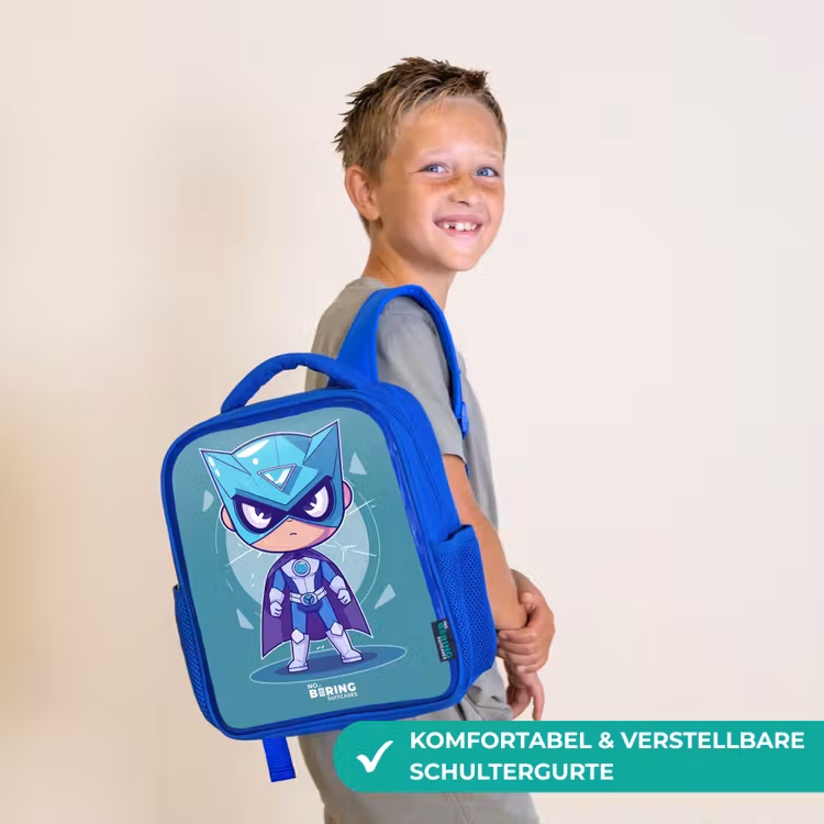 Kinderrucksack - Blau - Türkisfarbener Tornado — 5