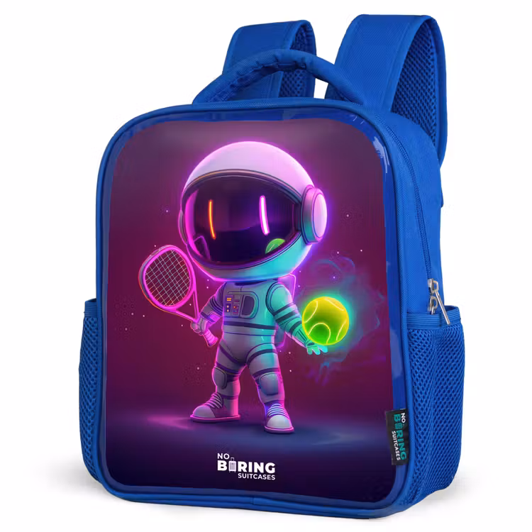 Kinderrucksack - Blau - Weltraum-Tennis — 7