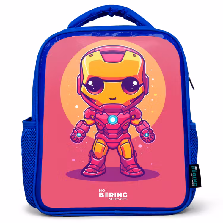 Kinderrucksack - Blau - Rosa Ranger — 1